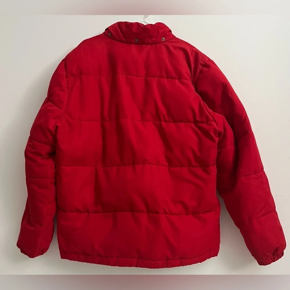 St. John's Bay Vibrant Red Puffer Jacket size L